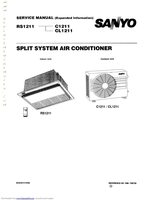 SANYO RS1211OM Air Conditioner Unit Operating Manuals SANYO RS1211OM Air Conditioner Unit Operating Manuals