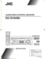 JVC RX701V Audio System Operating Manual