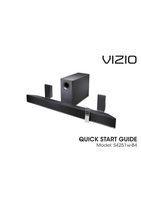 Vizio S4251WB4 Sound Bar System Operating Manual