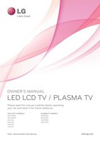 LG 47LEX8-UA 47LX9500-UA 50PK950-UF TV Operating Manual