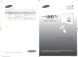Samsung UN78HU9000FXZA TV Operating Manual