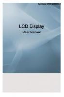 SAMSUNG 320MX2OM TV Operating Manuals SAMSUNG 320MX2OM TV Operating Manuals