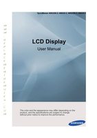 Samsung 400UX 400UXUD 460UX TV Operating Manual