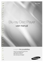 Samsung BDC5900 BDC5900/EDC BDC5900/XAA Blu-Ray DVD Player Operating Manual
