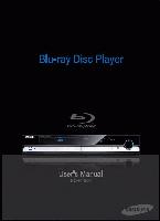 Samsung BDP1000 Blu-Ray DVD Player Operating Manual