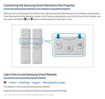 Samsung BN5900149D Projector Remote Control