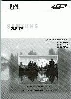 SAMSUNG DLPTVOM DVD Player Operating Manual