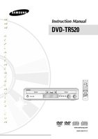 Samsung DVDTR520 DVDTR520/XAA DVD Player Operating Manual