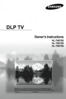 Samsung HLT4675S HLT5075S HLT5675S TV Operating Manual