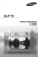 SAMSUNG HLT5055W/5655WOM TV Operating Manuals SAMSUNG HLT5055W/5655WOM TV Operating Manuals