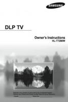 Samsung HLT7288 TV Operating Manual