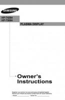 SAMSUNG HPT4264 HPT5064OM TV Operating Manuals SAMSUNG HPT4264 HPT5064OM TV Operating Manuals