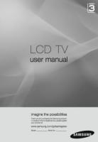 Samsung LA22A350C1 TV Operating Manual
