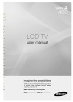 SAMSUNG LN22B460OM TV Operating Manuals SAMSUNG LN22B460OM TV Operating Manuals