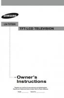 Samsung LNT3753H TV Operating Manual