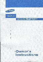 Samsung LTN226 TV Operating Manual
