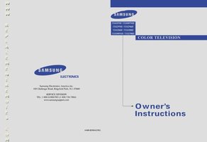 Samsung HLS6165WX HLS6165WX/XAA HLS6186W TV Operating Manual