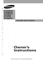 SAMSUNG TXS2782OM TV Operating Manuals SAMSUNG TXS2782OM TV Operating Manuals
