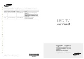 Samsung UN19C4000 UN22C4000 UN22C4010 TV Operating Manual