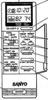 Sanyo THS3622 Air Conditioner Remote Control