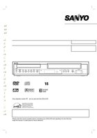 Sanyo DVW7100 DVD/VCR Combo Player Operating Manual