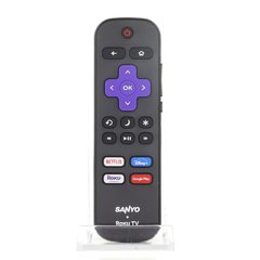 View Sanyo URMT21CND021 Roku TV Remote Control 360° photo gallery