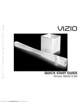 VIZIO SB4021EB0OM Operating Manuals