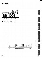Toshiba SD1008 SD2008 SD2108 DVD Player Operating Manuals