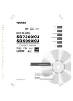 Toshiba SD7200KU SDK990KU DVD Player Operating Manual