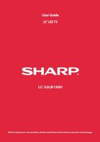 Sharp LC-32LB150U TV Operating Manual