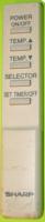 SHARP CRMCA526JBEZ Air Conditioner Remote Control