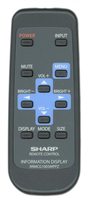 Sharp RRMCG1003MPPZ Monitor Remote Control