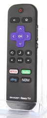 View Sharp LC-RCRUDUS-20 Roku TV Remote Control | 2019 | 2018 | Netflix | Hulu | Sling | ATT Now - LCRCRUDUS20 360° photo gallery