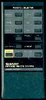 Sharp RRMCG0144AFSA Audio Remote Control