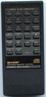 Sharp RRMCG0202AFSA CD Remote Control