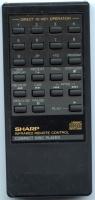 Sharp RRMCG0202AFSA CD Remote Control