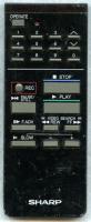 Sharp RRMCG0250GESA VCR Remote Control