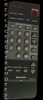 SHARP RRMCG0722CESA Remote Controls