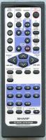 Sharp RRMCGA173AWSA Audio Remote Control