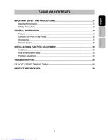 Westinghouse SK26H240S Consumer Electronics Operating Manual
