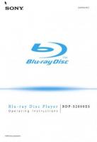 Sony BDPS2000ES BDPS200ES DVD Player Operating Manual