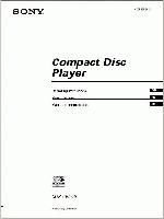 Sony CDPCE545 Audio System Operating Manual