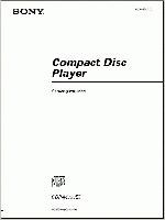 Sony CDPM333ES Audio System Operating Manual