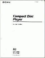 SONY CDPXE400OM Operating Manuals SONY CDPXE400OM Operating Manuals