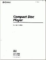 Sony CDPXE400 CDPXE500 CD Player Operating Manual