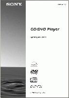 Sony DVPF21 DVD Player Operating Manual