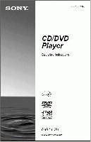 Sony DVPF25 RMTD151A DVD Player Operating Manual