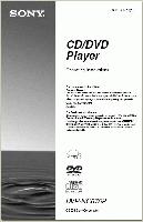 Sony DVPNC675P DVPNC675PB DVPNC675PS DVD Player Operating Manual