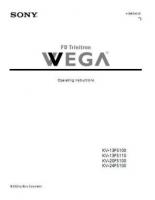 SONY KV13FS100OM Operating Manuals SONY KV13FS100OM Operating Manuals