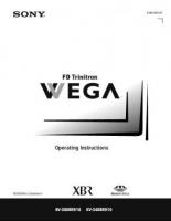 SONY KV30XBR910OM TV Operating Manuals SONY KV30XBR910OM TV Operating Manuals